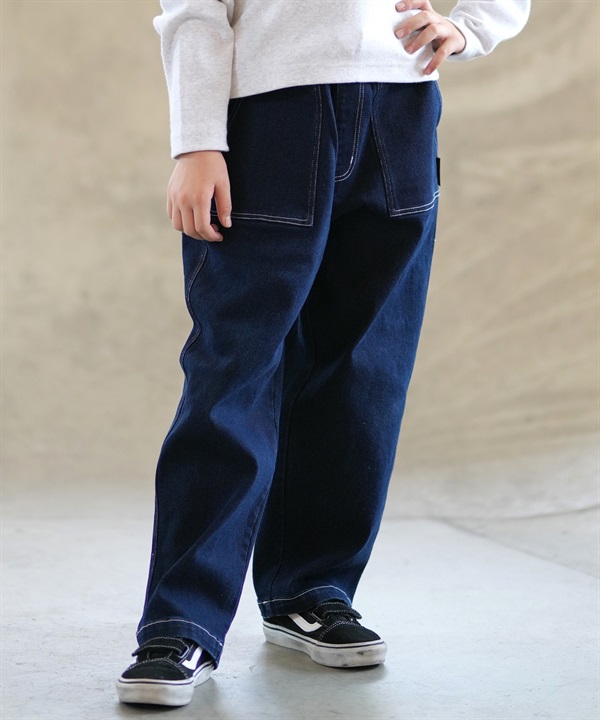 DC ディーシー ロングパンツ キッズ 子供 ワイドペインターパンツ YPT264507