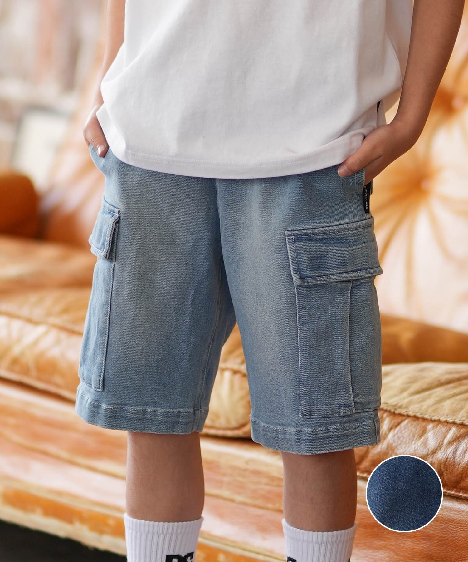 DC ディーシー ハーフパンツ ショートパンツ キッズ ジュニア 子供 26 KD WIDE CARGO SHORT YWS261504(LLB-120cm)