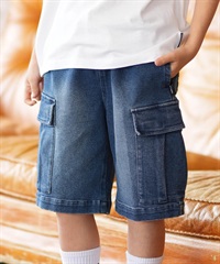 DC ディーシー ハーフパンツ ショートパンツ キッズ ジュニア 子供 26 KD WIDE CARGO SHORT YWS261504(INB-120cm)