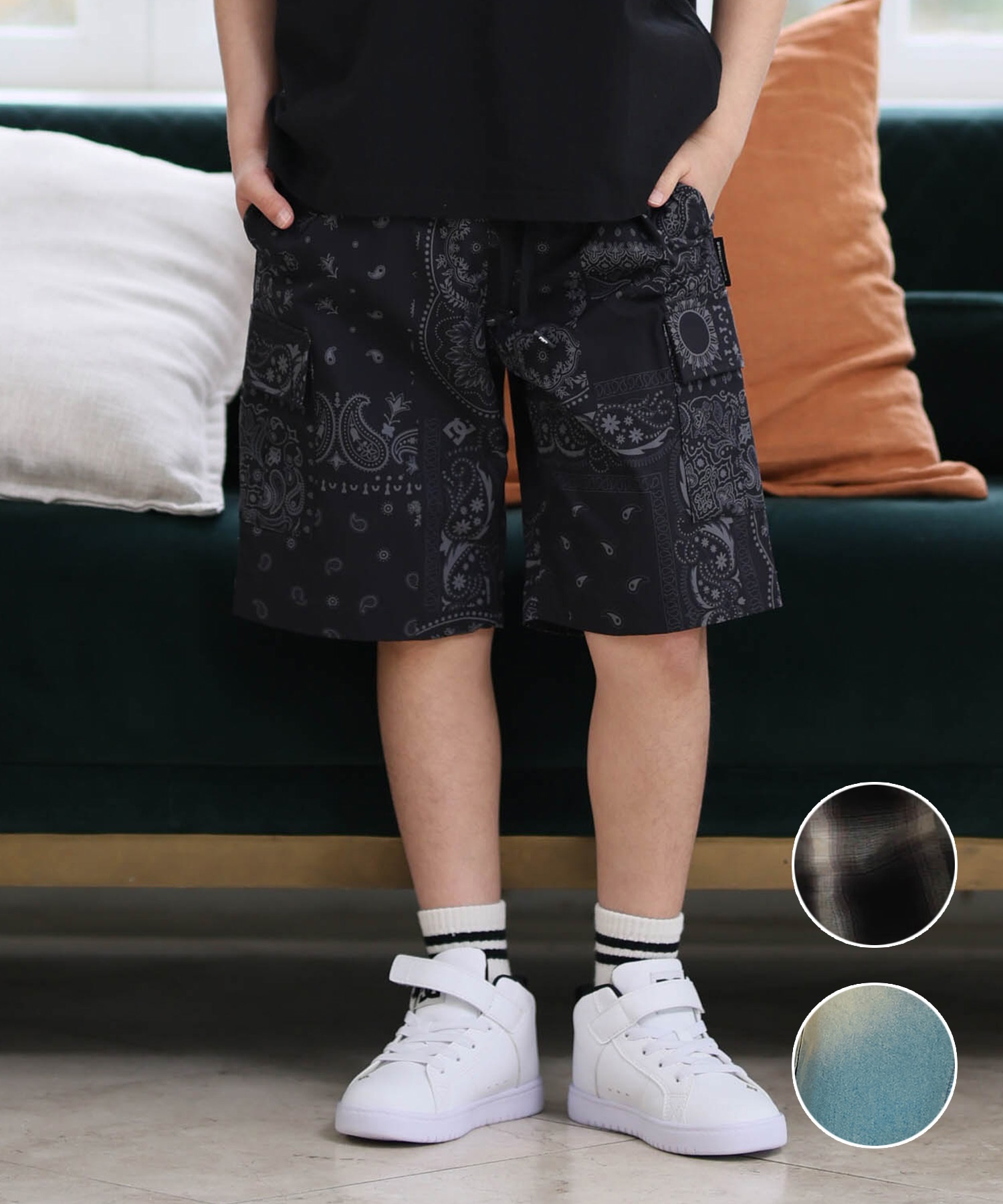 DC ディーシー ハーフパンツ ショートパンツ キッズ ジュニア 子供