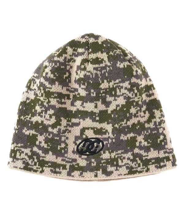 DC ディーシー ニット帽 ビーニー ニットキャップ ロゴ 26 CAMO PATTERN SINGLE WATCH BEANIE DBE264246