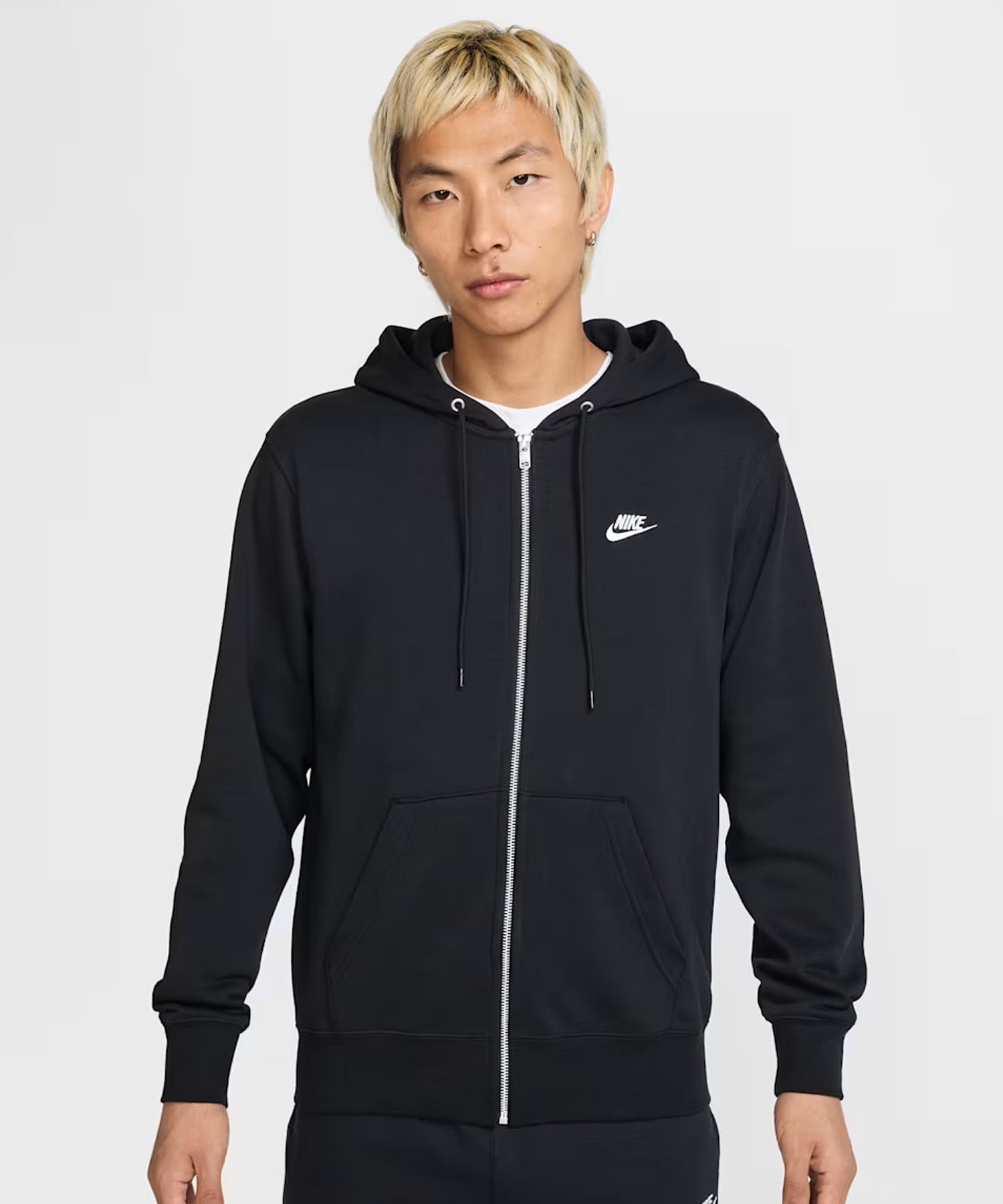 NIKE ナイキ ジップアップ パーカー フーディー メンズ ワンポイント