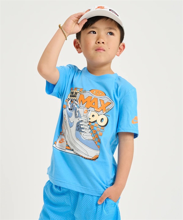 NIKE ナイキ 半袖 Tシャツ キッズ 子供 グラフィック NKB AIR MAX SNEAKER TEE 86N818-B9F