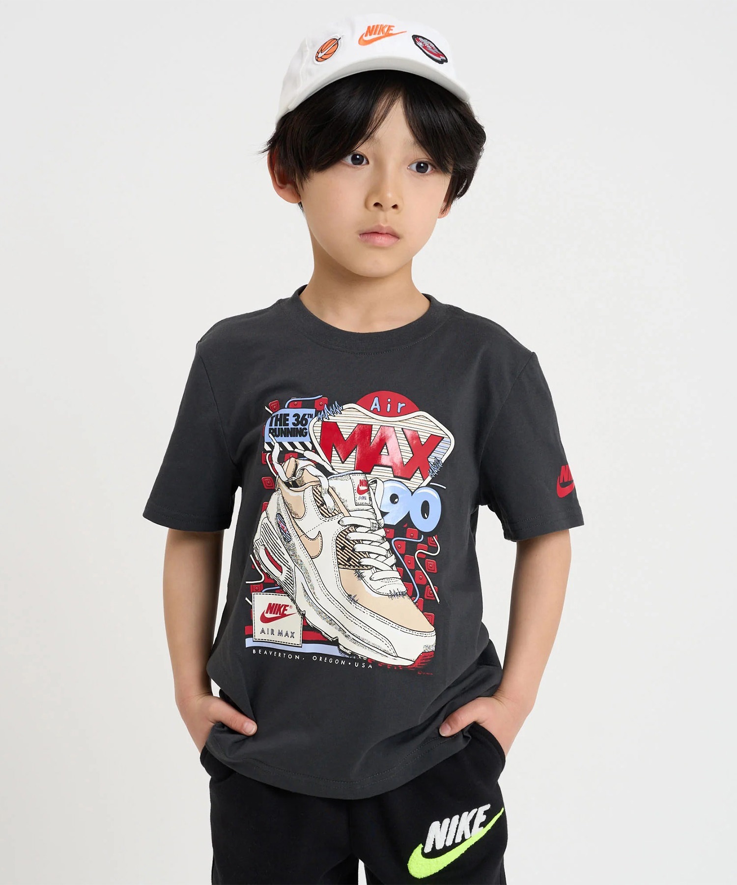 NIKE ナイキ 半袖 Tシャツ キッズ 子供 グラフィック NKB AIR MAX