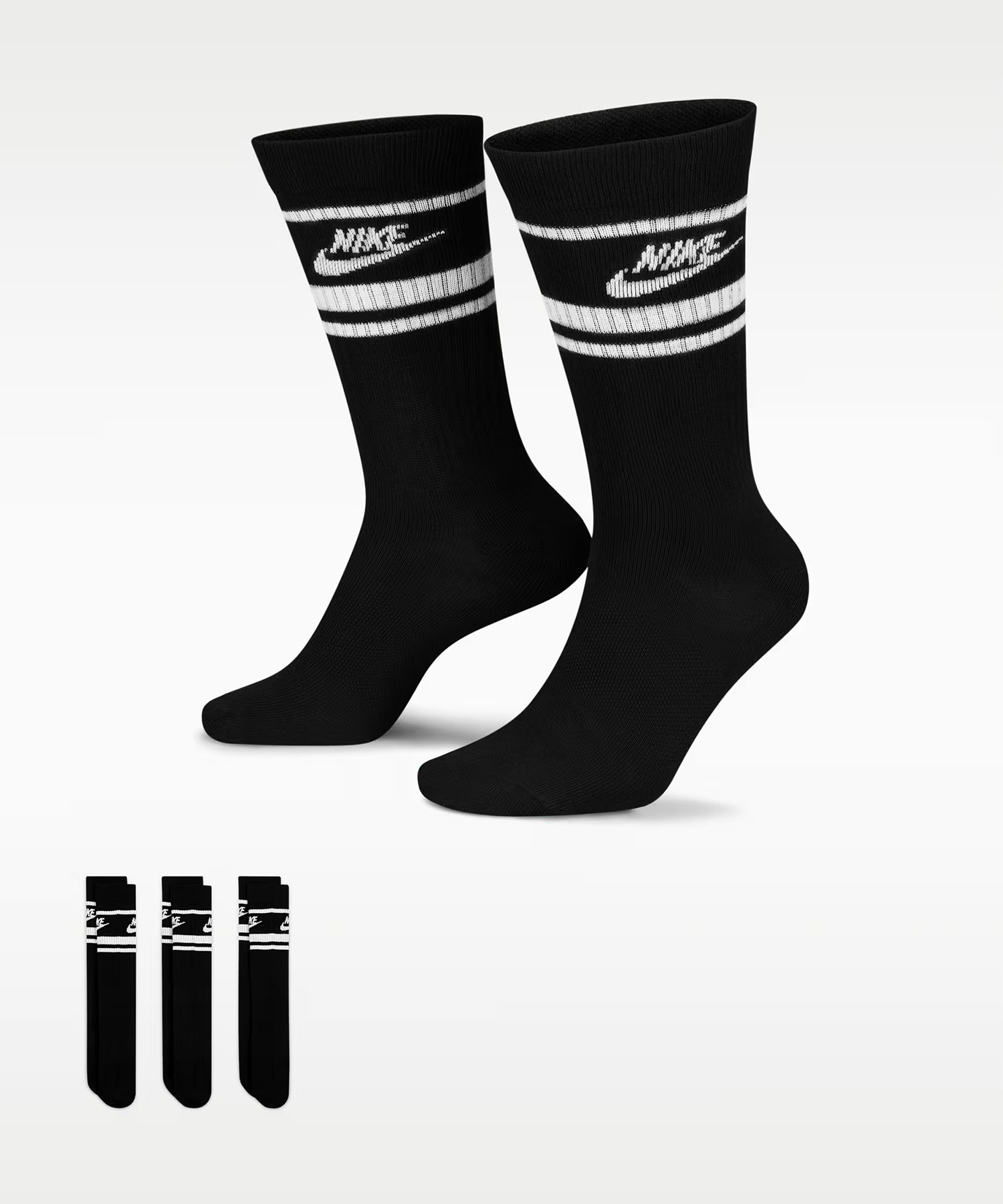 NIKE ナイキ ソックス 靴下 メンズ 3足組 スポーツウェア Dri-FIT