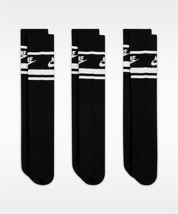 NIKE ナイキ ソックス 靴下 メンズ 3足組 スポーツウェア Dri-FIT エブリデイ エッセンシャル DX5089-010