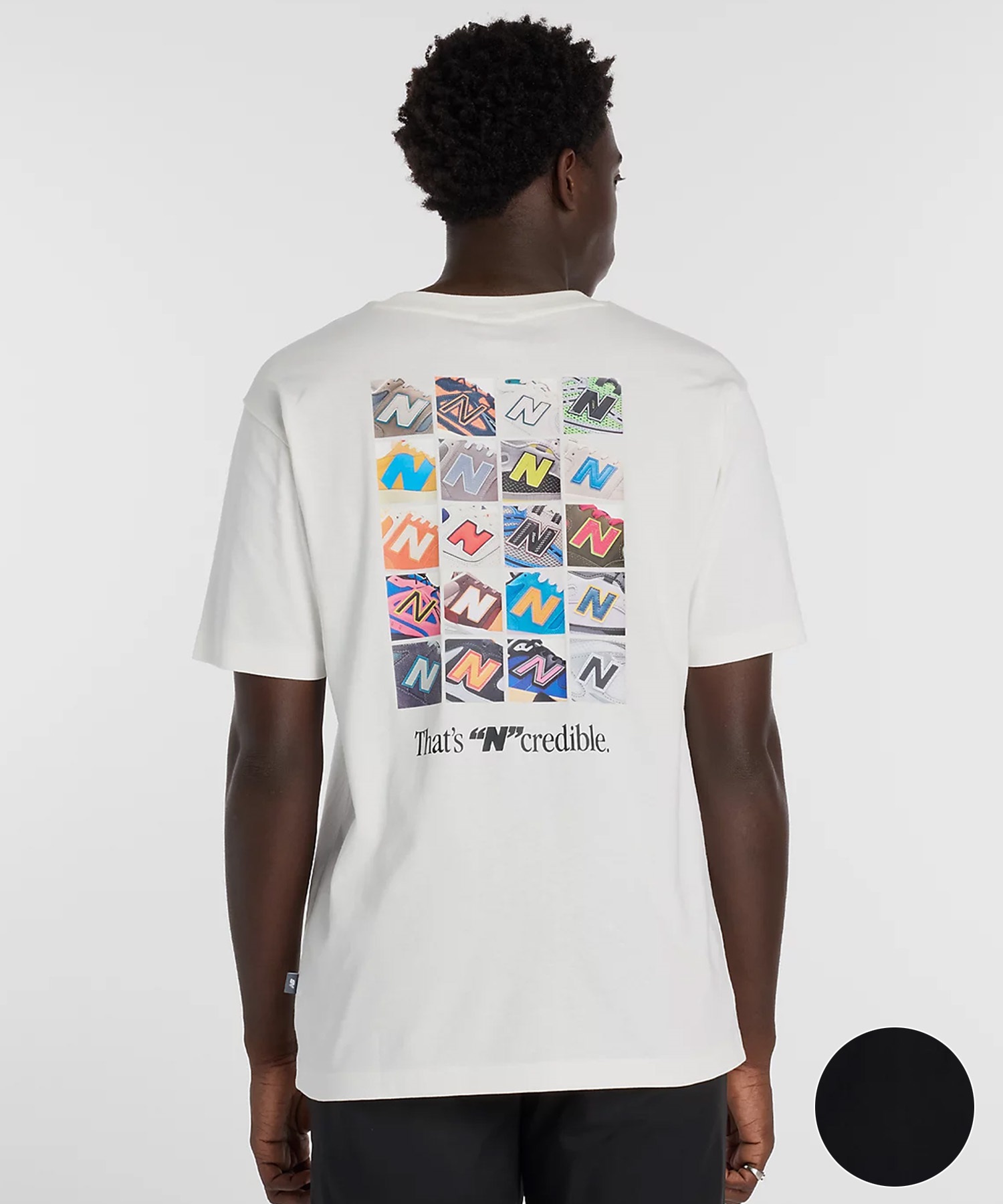 New Balance ニューバランス 半袖 Tシャツ メンズ バックプリント N