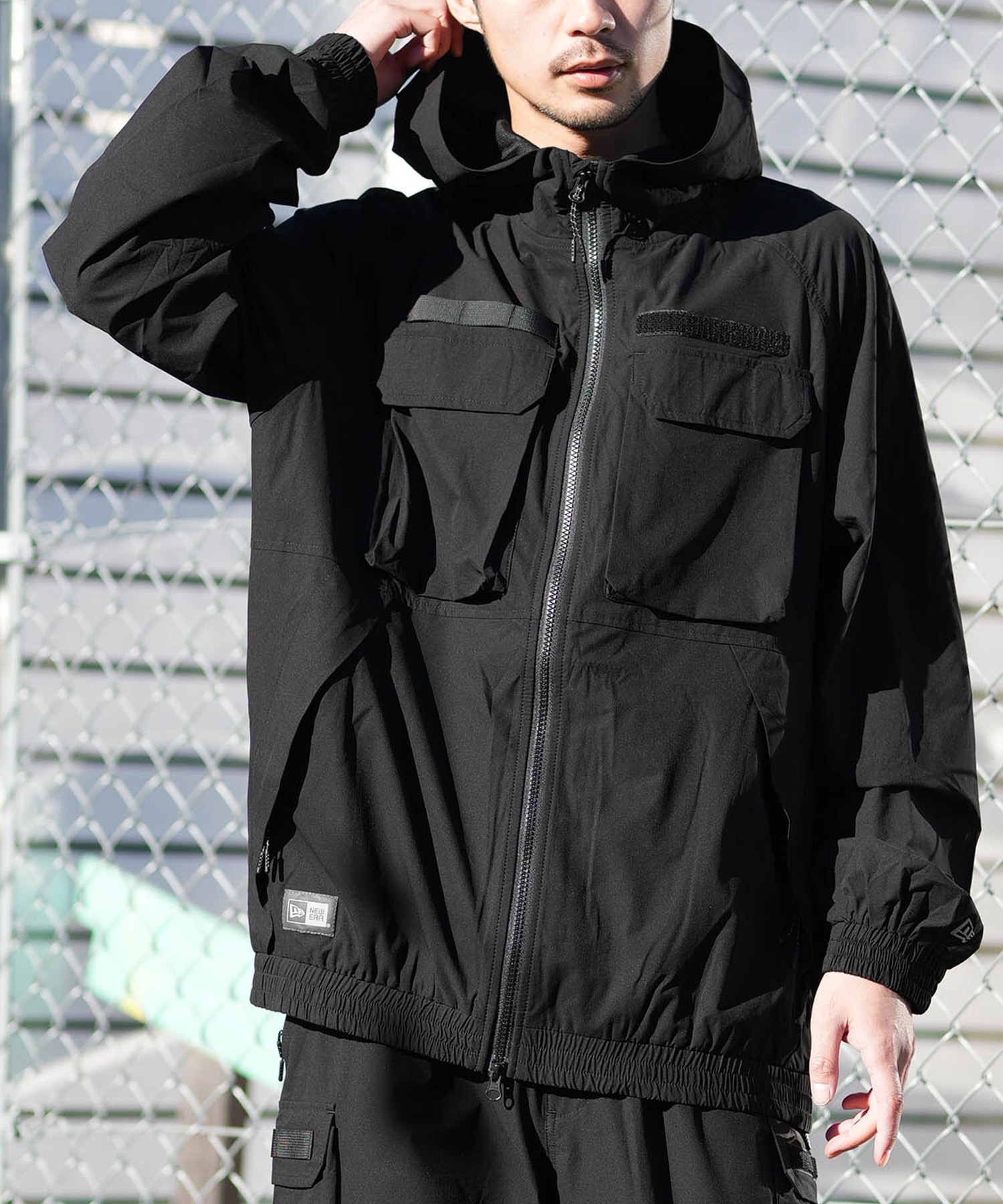 ucqbs xl ドライメッシュトラックジャケット NEW ERA ニューエラ アウター メンズ ユーティリティー フィールド