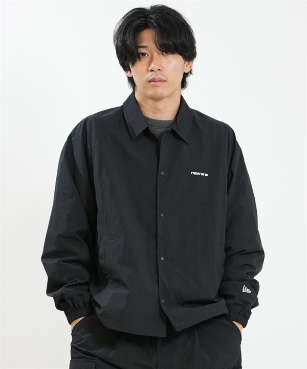 NEW ERA ニューエラ ジャケット メンズ 無地 ナイロン コーチジャケット 15129333