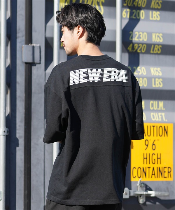 NEW ERA ニューエラ 半袖 Tシャツ メンズ オーバーサイズド ドロップショルダー パフォーマンスアパレル バックプリント 吸汗速乾 14744540