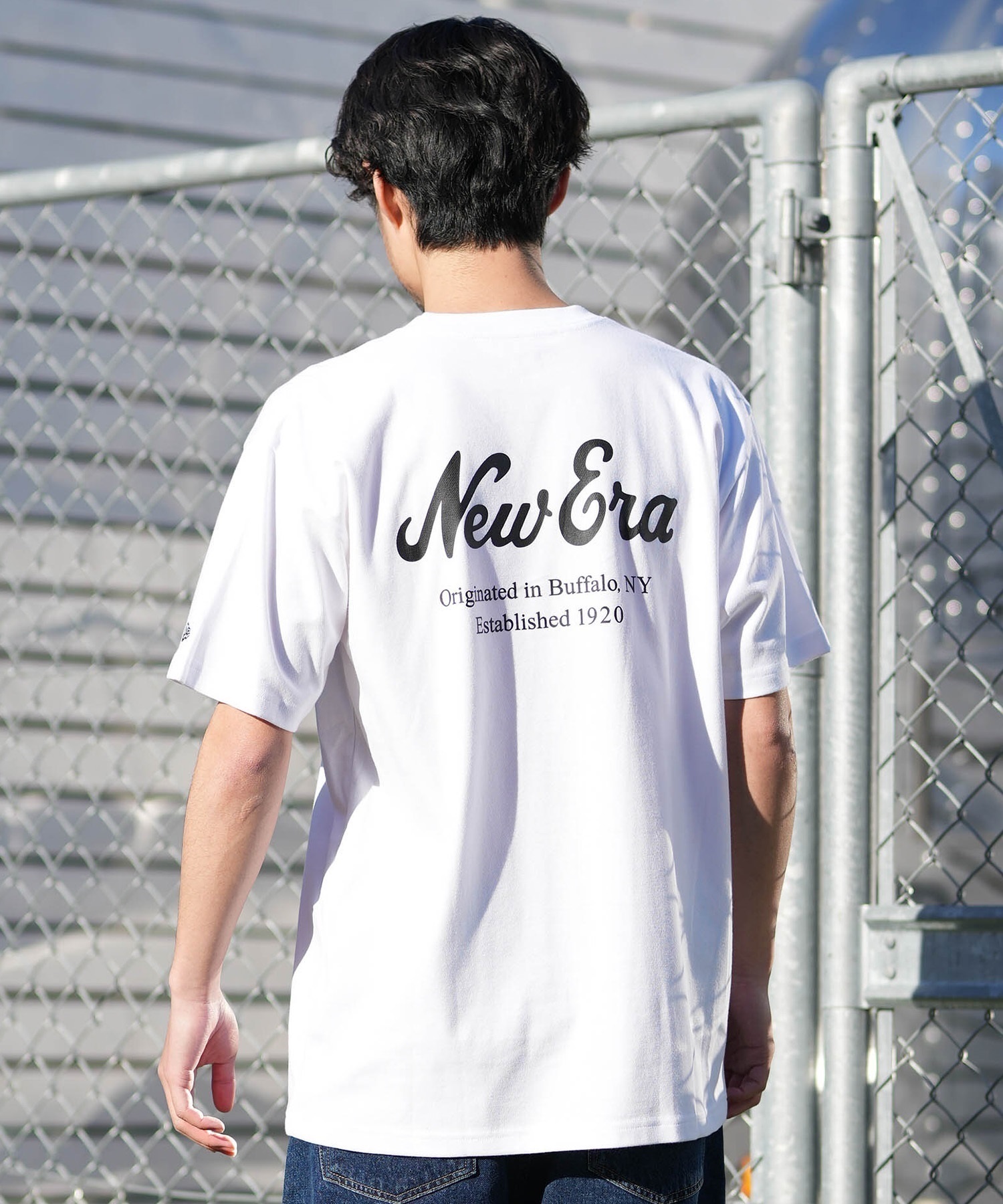 NEW ERA ニューエラ 半袖 Tシャツ メンズ ロゴ SS PF TEE CL NE