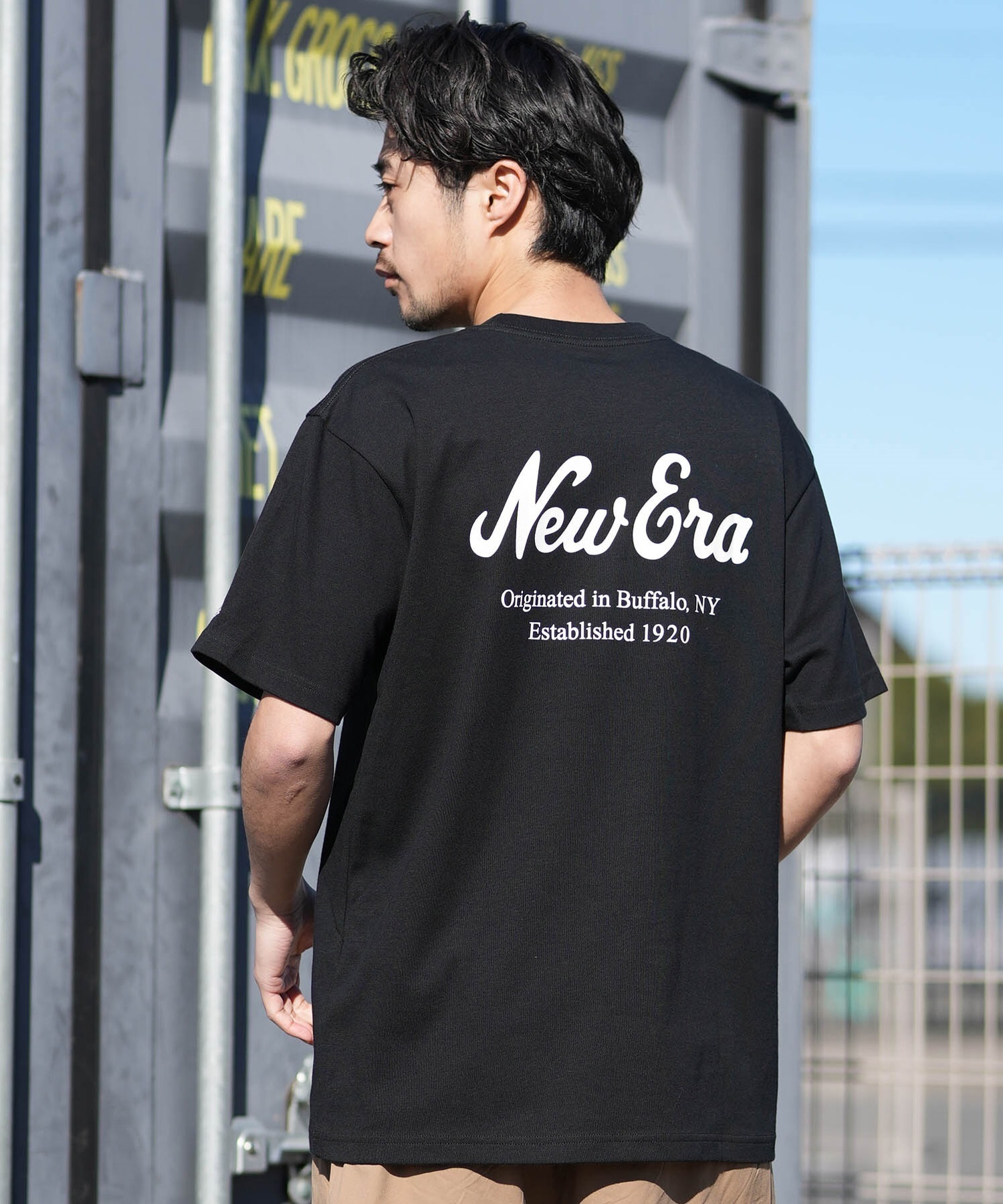 NEW ERA ニューエラ 半袖 Tシャツ メンズ ロゴ SS PF TEE CL NE