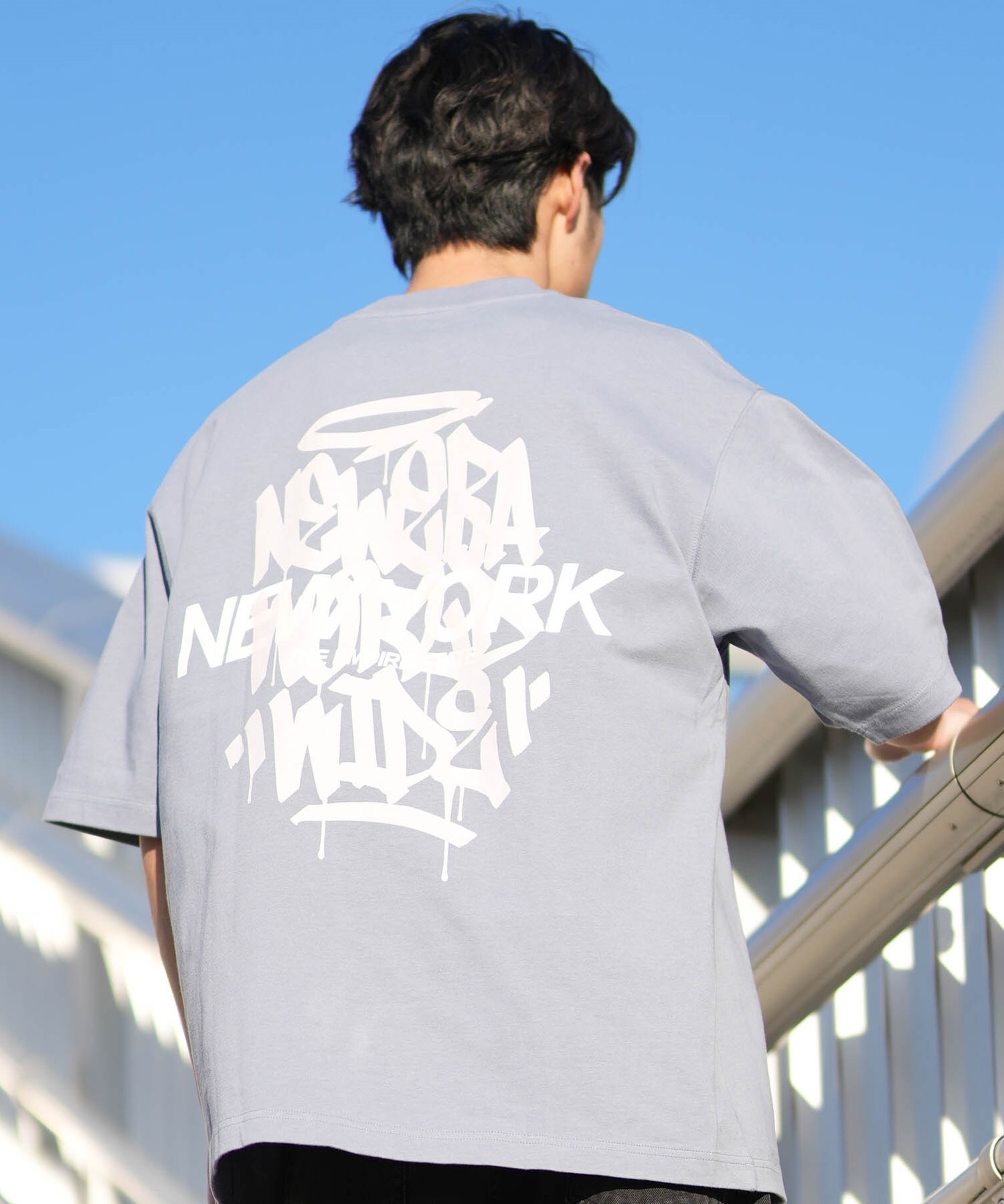 NEW ERA × Runtrip 半袖ウインドシャツ NEW ERA ニューエラ 半袖 Tシャツ メンズ グラフィック SS OS CT
