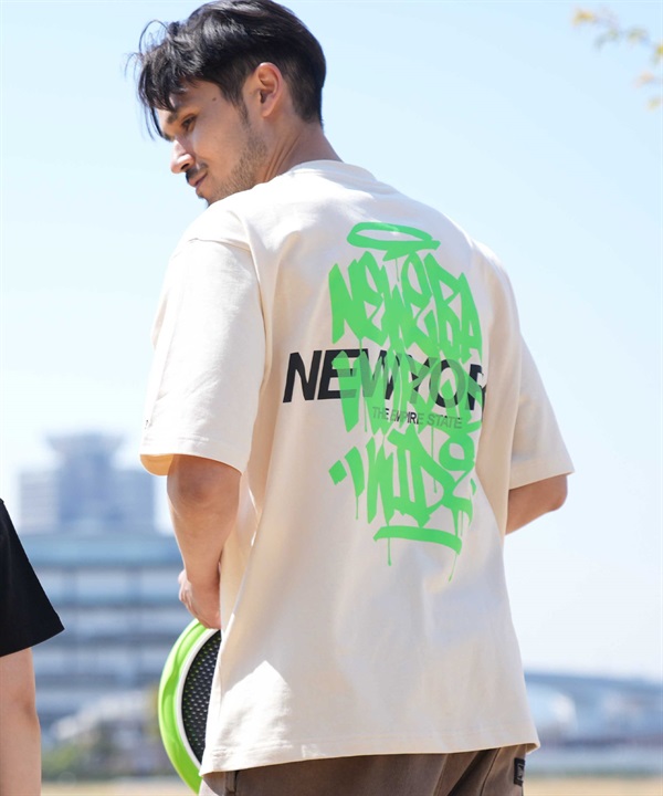 NEW ERA ニューエラ 半袖 Tシャツ メンズ バックプリント SS OS CT TEEGGING 14856666(CRE-M)