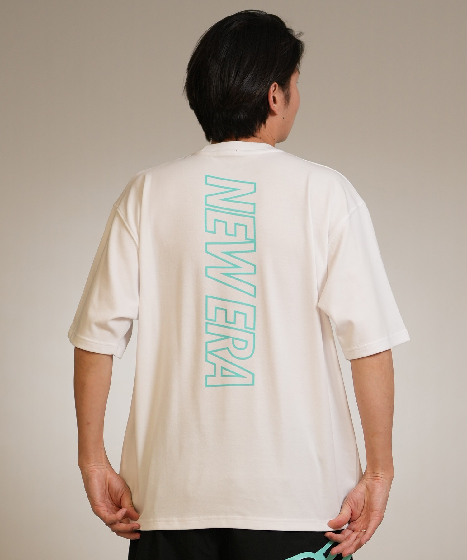 NEW ERA ニューエラ 半袖 Tシャツ メンズ バックプリント ロゴ PA SS