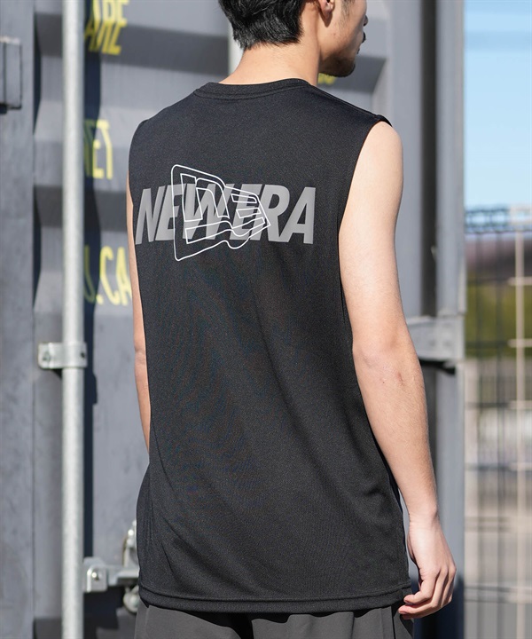 NEW ERA ニューエラ タンクトップ メンズ スリーブレス テック Tシャツ パフォーマンスアパレル 吸汗速乾 UVカット 抗菌 14744552