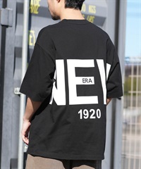 NEW ERA ニューエラ 半袖 Tシャツ メンズ バックプリント オーバー
