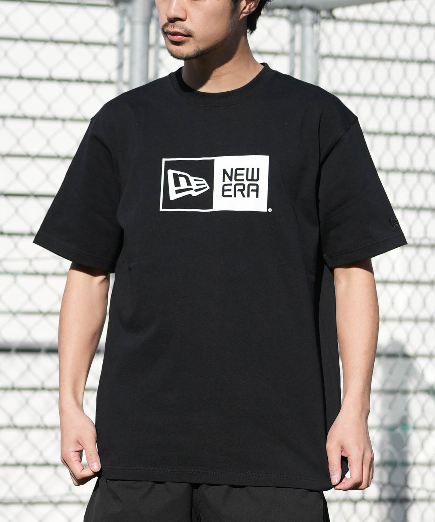 NEW ERA ニューエラ 半袖 Tシャツ メンズ ボックスロゴ Box Logo