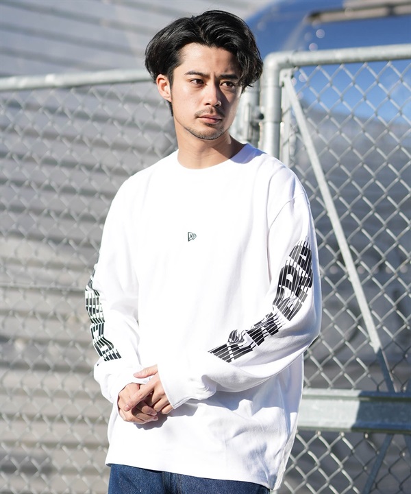 NEW ERA ニューエラ 長袖 Tシャツ ロンT メンズ パフォーマンス Tシャツ Flash Logo 14744561