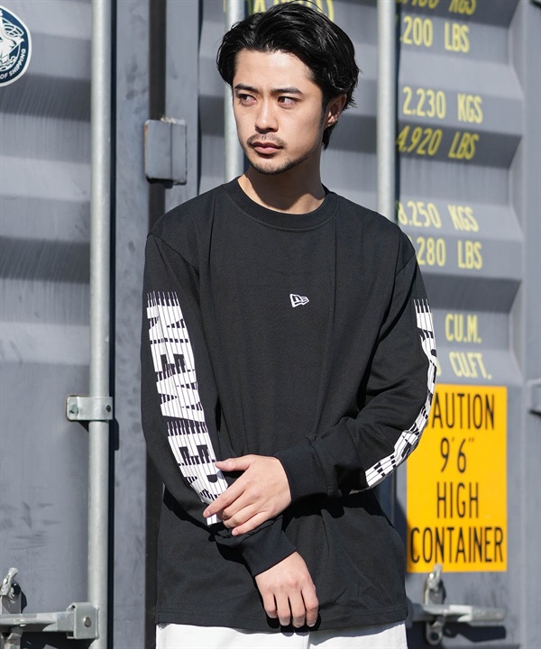 NEW ERA ニューエラ 長袖 Tシャツ ロンT メンズ パフォーマンス Tシャツ Flash Logo 14744562