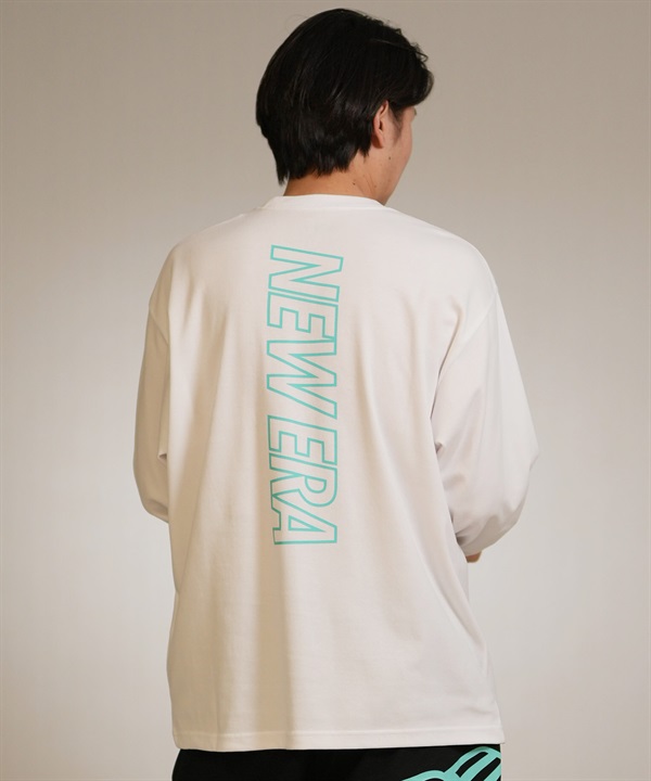 NEW ERA ニューエラ 長袖 Tシャツ ロンT メンズ バックプリント ロゴ PA LS OS PF TEE VE MS 15159364 ムラサキスポーツ限定