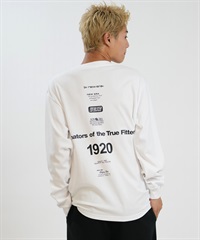 FOURTEEN x New Era ホワイト Tシャツ&パーカー 新品 M NEW ERA ニューエラ 長袖 Tシャツ ロンT メンズ ロゴ Archive Logo