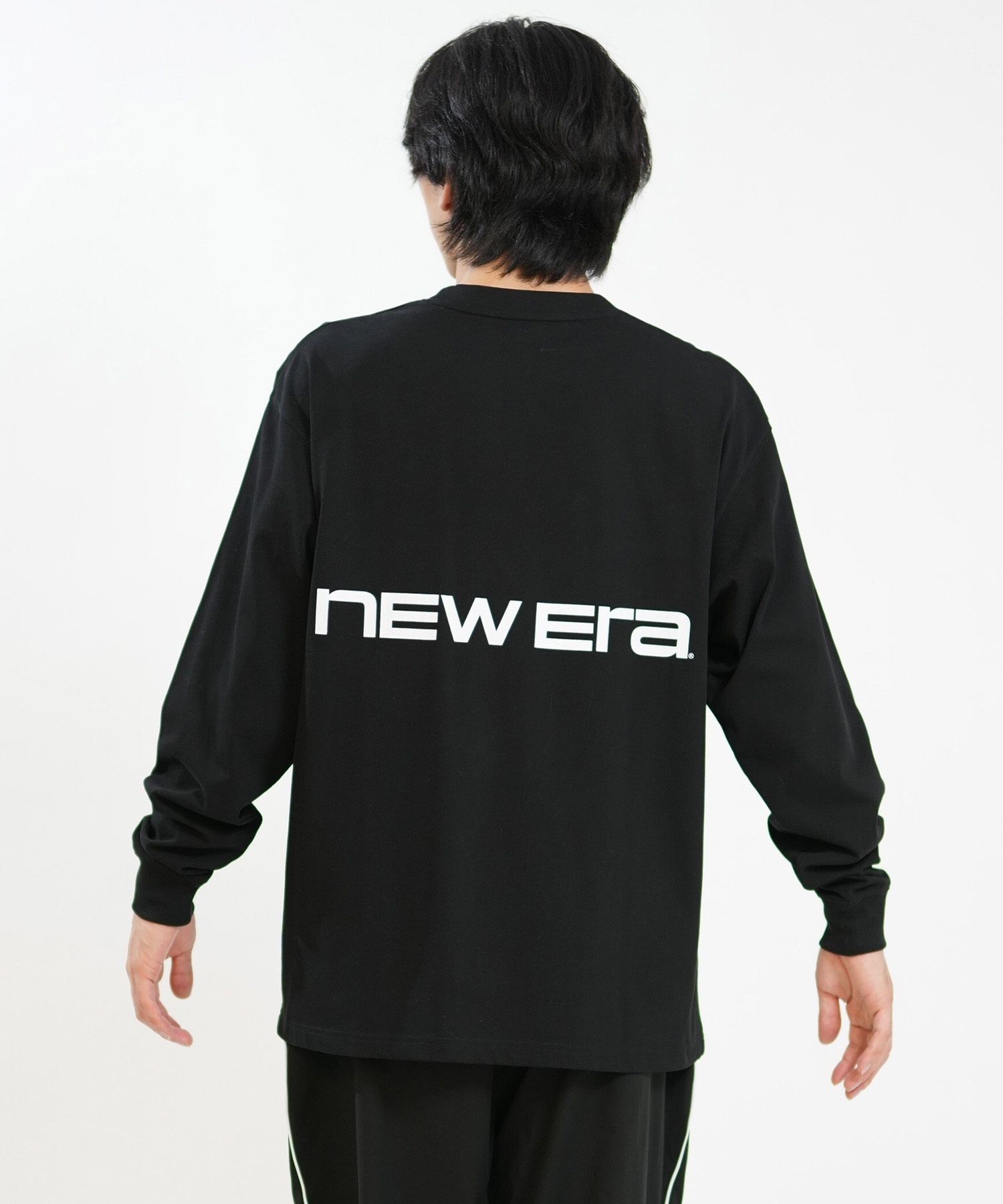 ほぼ未使用 CLUBHAUS スウェットシャツ Lサイズ NEW ERA ニューエラ 長袖 Tシャツ ロンT メンズ バックプリント LS OS