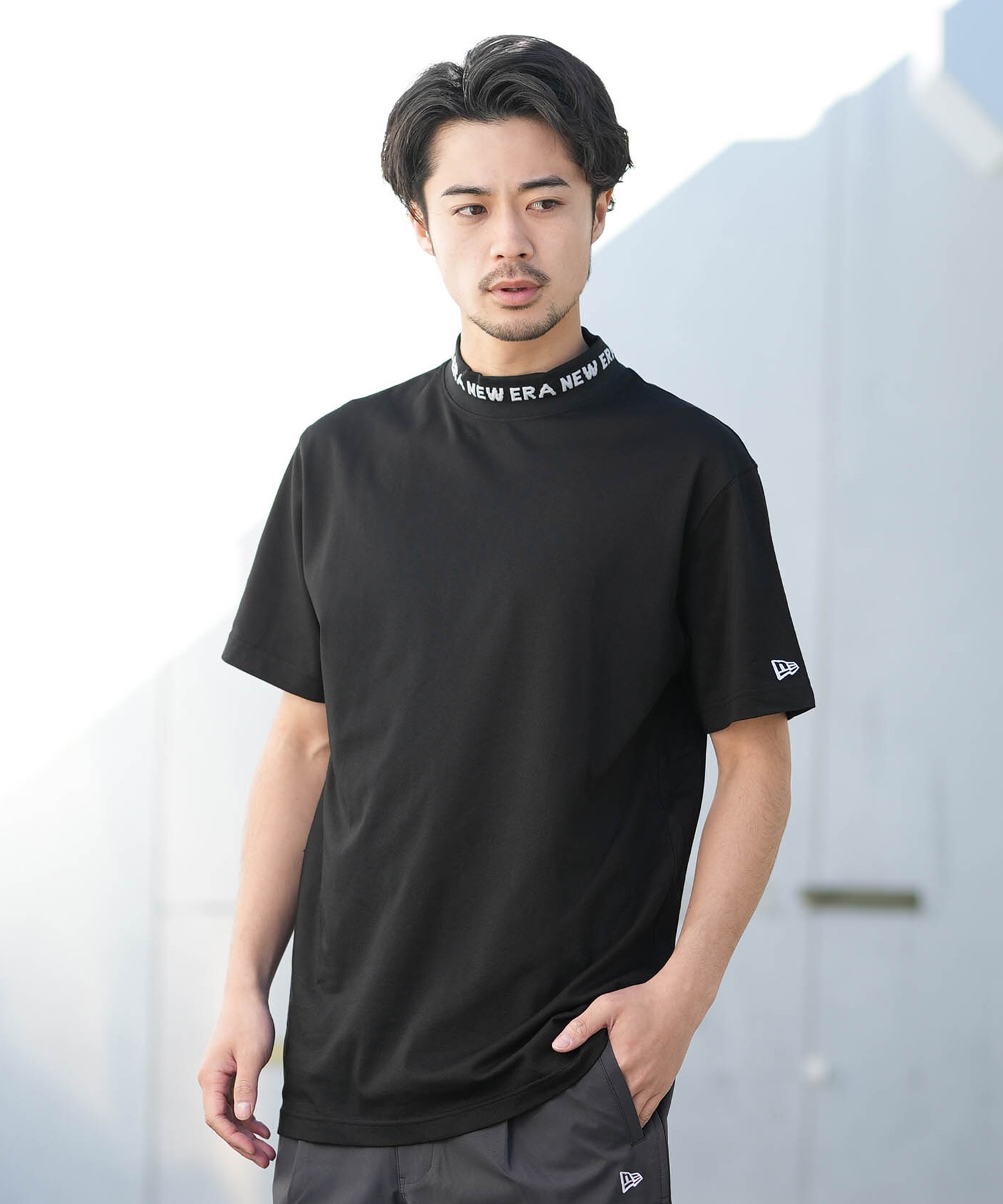 NEW ERA ニューエラ 半袖 Tシャツ メンズ ミッドネック GF SS MID NE