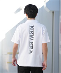 NEW ERA ニューエラ ポロシャツ メンズ UVカット GF SS KANOKO VER LOGO 14859940(WHT-M)