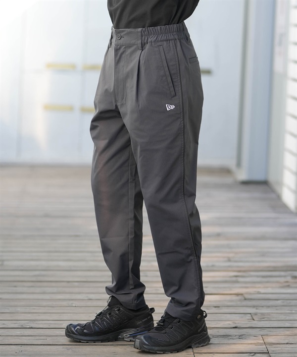 NEW ERA ニューエラ ロングパンツ メンズ ワイド テーパード ストレッチ パイピング 14859900