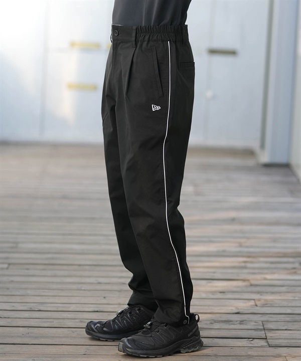 NEW ERA ニューエラ ロングパンツ メンズ ワイド テーパード ストレッチ パイピング 14859901