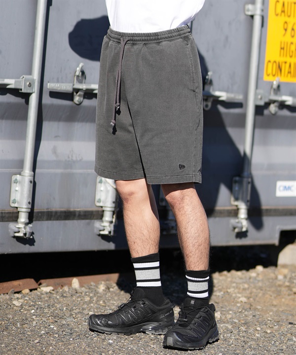 NEW ERA ニューエラ ハーフパンツ ショートパンツ メンズ ガーメントダイ ヘビーウェイト セットアップ対応 14856737