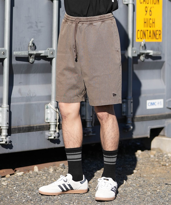 NEW ERA ニューエラ ハーフパンツ ショートパンツ メンズ ガーメントダイ ヘビーウェイト セットアップ対応 14856738