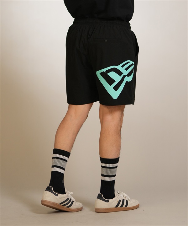 NEW ERA ニューエラ 水着 海パン トランクス サーフパンツ メンズ 水陸両用 OD UT SPT VERT BLK MS 15159369 ムラサキスポーツ限定