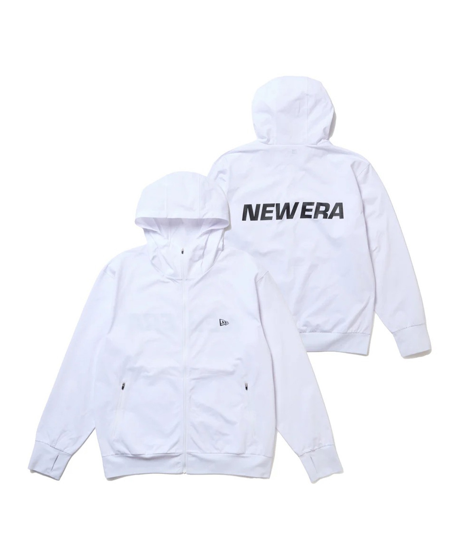 NEW ERA ニューエラ ジップアップ パーカー メンズ UVカット OD UTILITY PARKA 14774242(WHT-M)