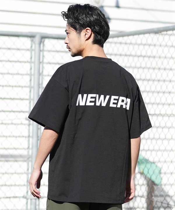 NEW ERA ニューエラ 半袖 Tシャツ メンズ UVカット Wordmark Logo ラッシュガード 14774254