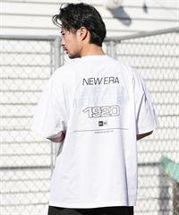 NEW ERA ニューエラ 水着 ラッシュガード 半袖 Tシャツ メンズ UVカット 吸水速乾 耐塩素 耐海水 水陸両用 14774256(WHT-M)