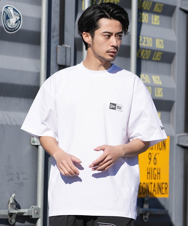 NEW ERA ニューエラ 水着 ラッシュガード 半袖 Tシャツ メンズ UVカット 吸水速乾 耐塩素 耐海水 水陸両用 14774259