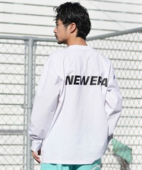 NEW ERA ニューエラ 長袖 Tシャツ ロンT メンズ UVカット Wordmark