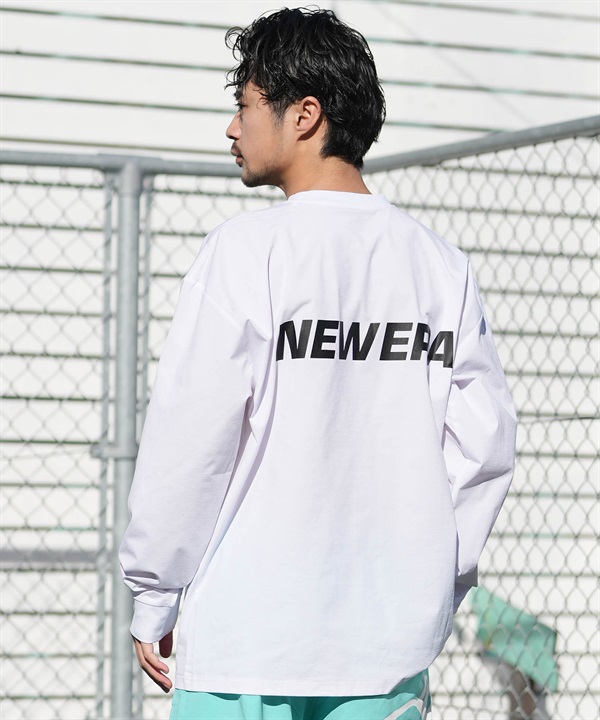 NEW ERA ニューエラ 長袖 Tシャツ ロンT メンズ UVカット Wordmark Logo ラッシュガード 14774268