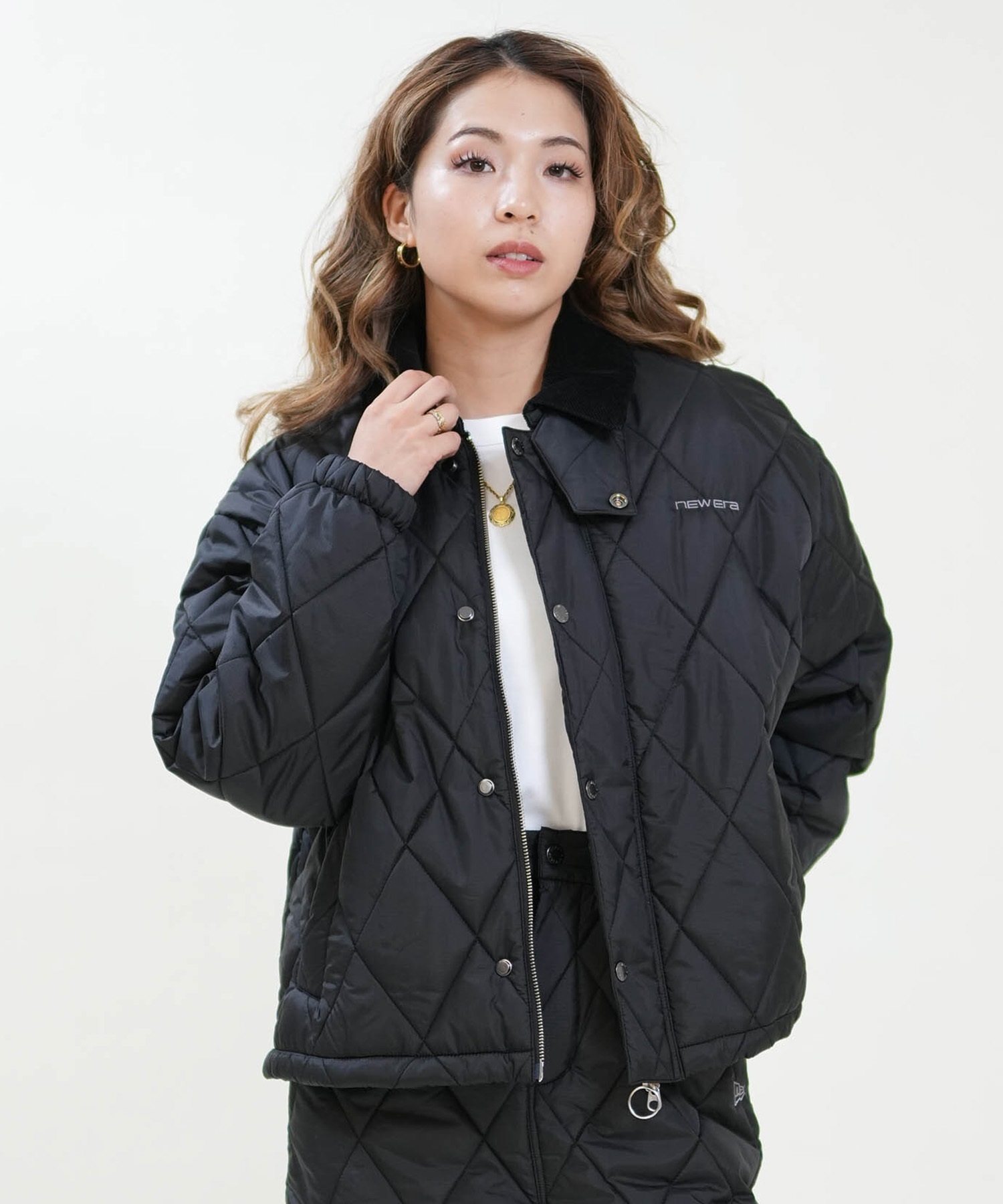 NEW ERA ニューエラ ジャケット レディース キルティング セットアップ