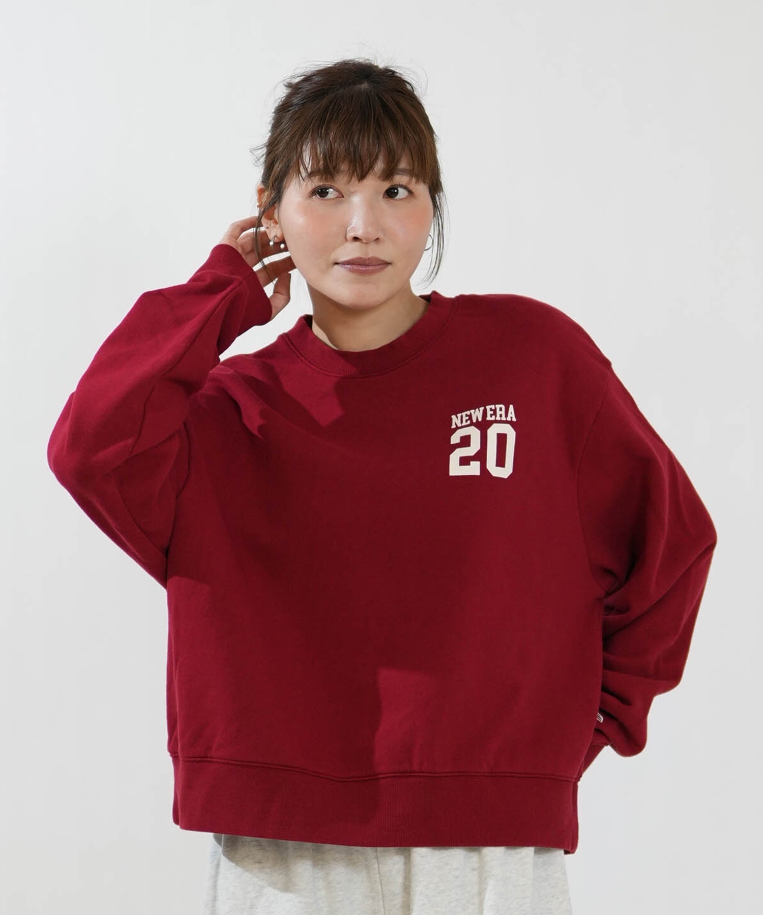 NEW ERA ニューエラ トレーナー スウェット レディース 裏毛 CREW NECK 