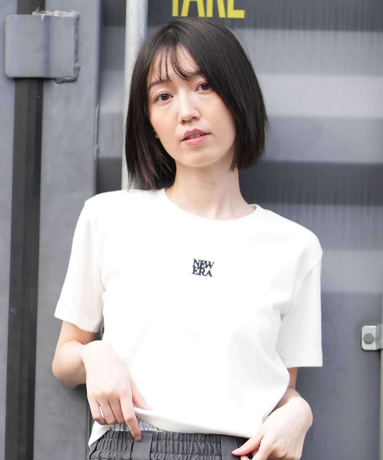 NEW ERA ニューエラ 半袖 Tシャツ レディース ロゴ WS SS MINI TUARE
