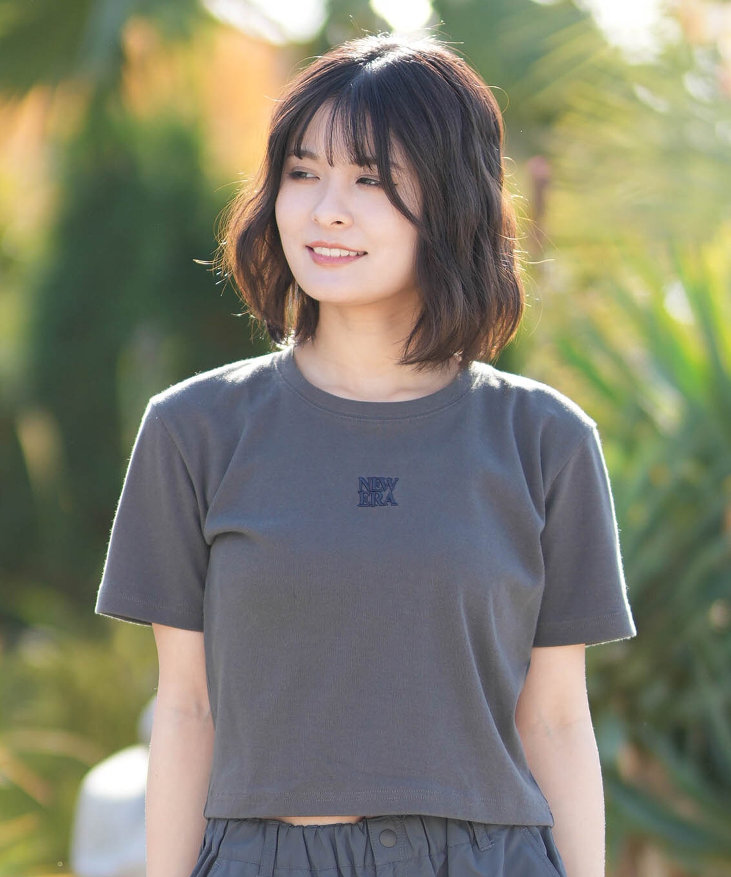 NEW ERA ニューエラ 半袖 Tシャツ レディース ロゴ WS SS MINI TUARE