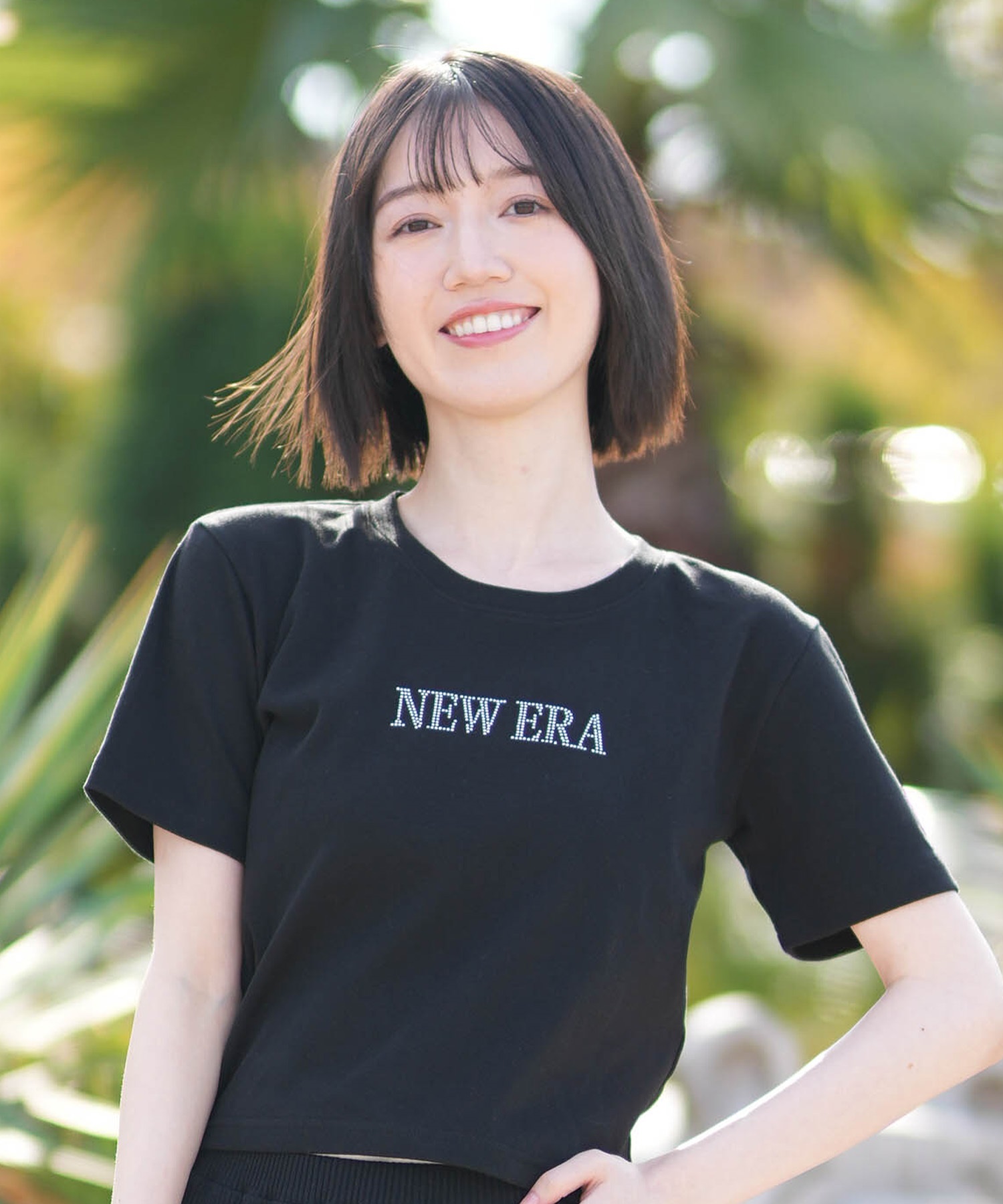 NEW ERA ニューエラ 半袖 Tシャツ レディース ロゴ WS SS MINI