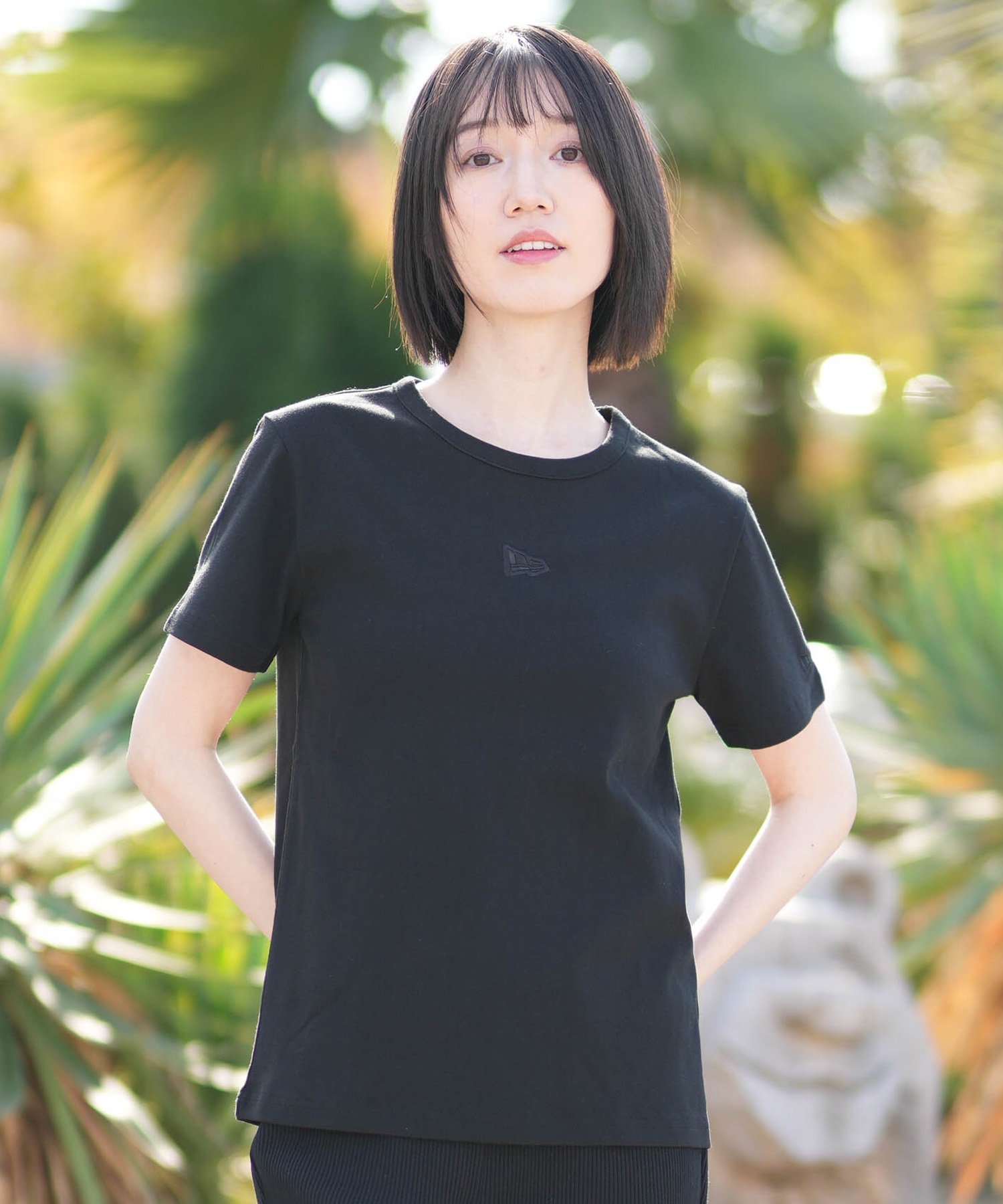 NEW ERA ニューエラ 半袖 Tシャツ レディース ロゴ Flag Logo 14857963
