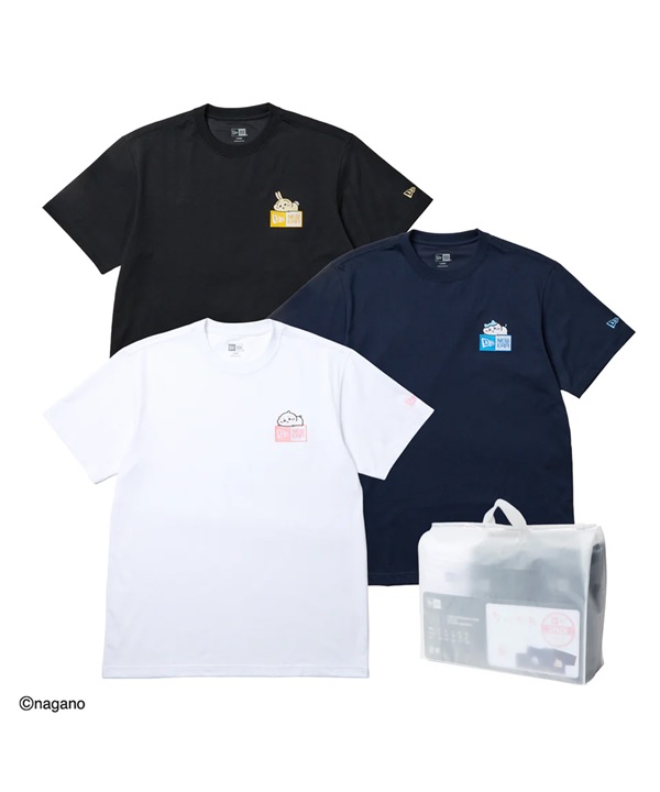NEW ERA ニューエラ 半袖 Tシャツ レディース ちいかわ・ハチワレ・うさぎ 3-Pack 半袖 パフォーマンス Tシャツ 14864559