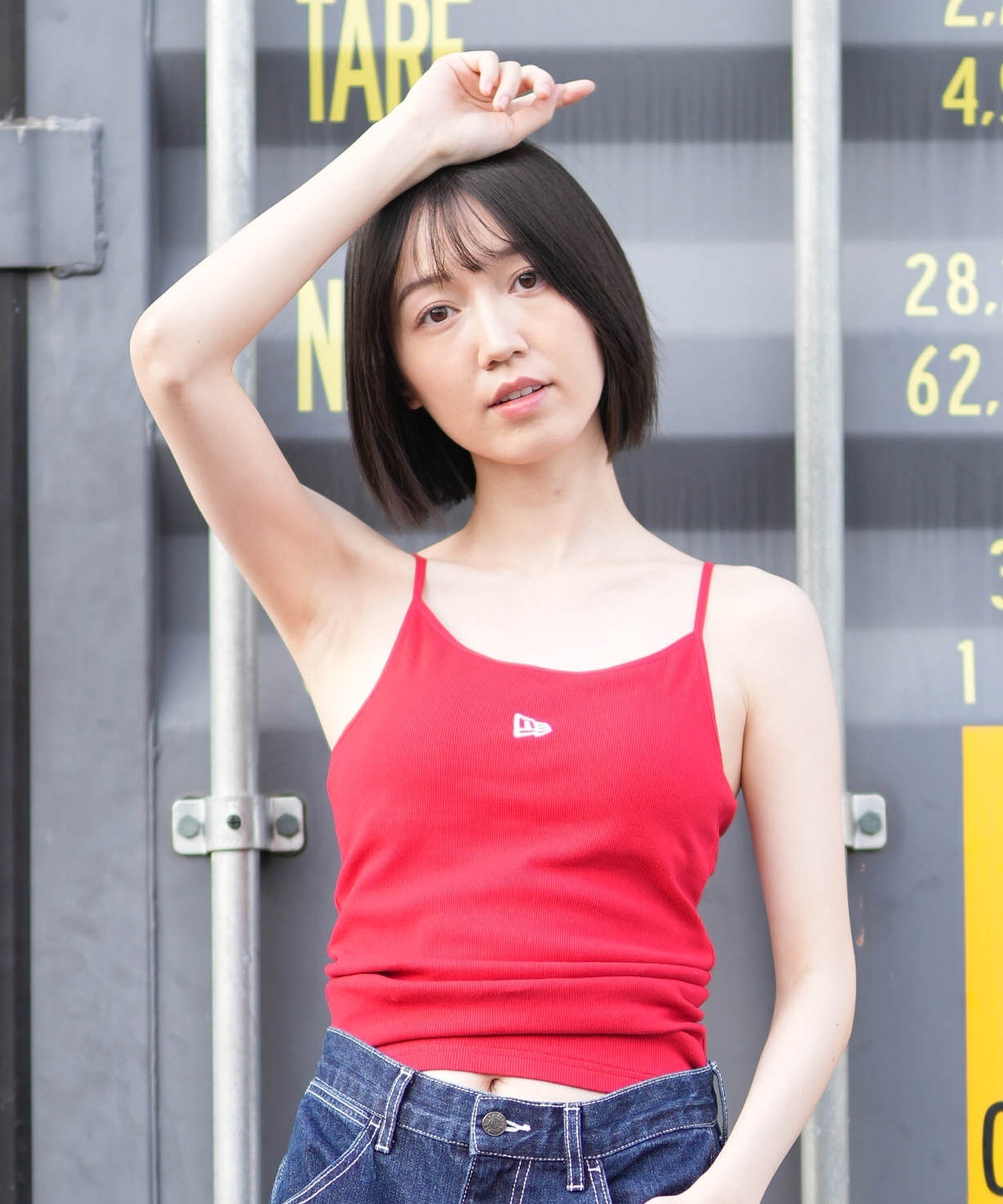 NEW ERA ニューエラ キャミソール レディース ロゴ WS RIB CAMISOLE