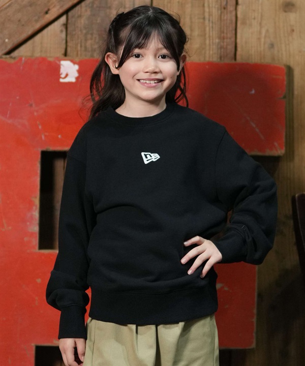 NEW ERA ニューエラ トレーナー スウェット キッズ 子供 ロゴ 裏毛 YTH SW CN FLAG LOGO MINI 15138145