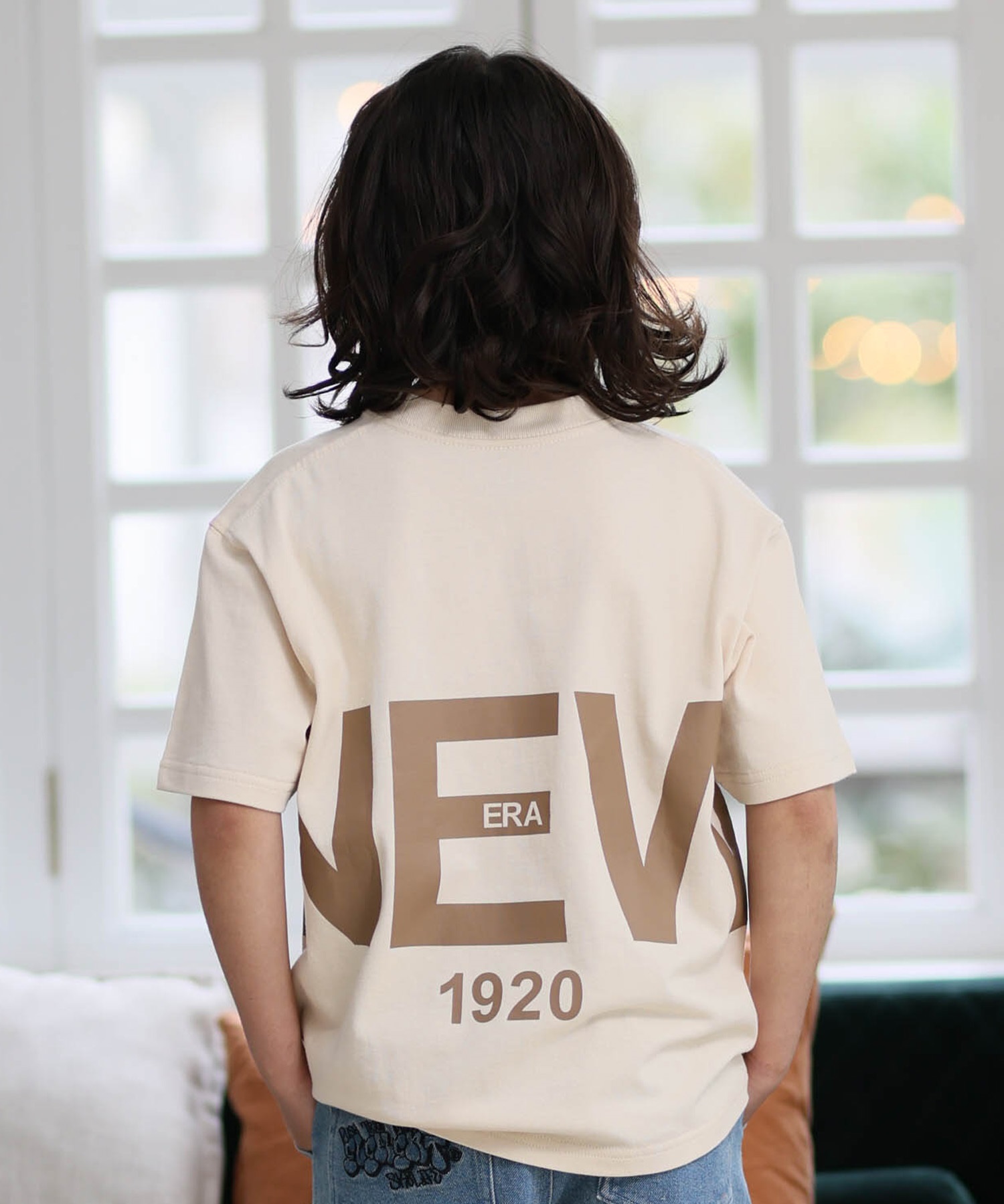 NEW ERA ニューエラ 半袖 Tシャツ キッズ ジュニア 子供 バック